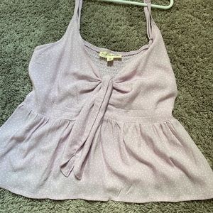 Pink/purple flared tank